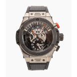 A TITANIUM WRISTWATCH, HUBLOT BIG BANG UNICO BI-RETROGRADE