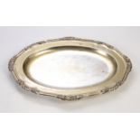 AN OLD SHEFFIELD ELECTROPLATED TRAY