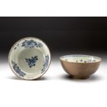 A PAIR OF CHINESE BLUE AND WHITE NANKING CARGO BOWLS, QING DYNASTY, QIANLONG,1736 - 1795