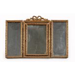 A GILT MIRROR