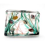 A MURANO GLASS AQUARIUM, MID 20TH CENTURY