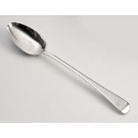 A GEORGE III SILVER OLD ENGLISH PATTERN BASTING SPOON, ALICE AND GEORGE BURROWS, LONDON, 1812