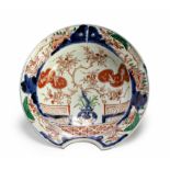 A JAPANESE IMARI BARBER'S BOWL, MEIJI PERIOD, 1868 - 1912