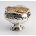 A VICTORIAN MINIATURE ROSE BOWL, LEVI AND SALAMAN, BIRMINGHAM, 1902