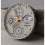 1990s Vintage Breitling Astromat QP Quantieme Perpetual Movement for Ref K18405. Extremely rare