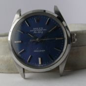 1970s Vintage Rolex Air King Wristwatch Ref 5500 w Original Guarantee Papers, 1970s vintage rolex