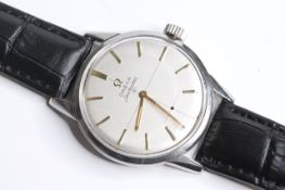 VINTAGE OMEGA SEAMASTER 30 WRIST WATCH, circular cream dial with baton hour markers, subsidiary