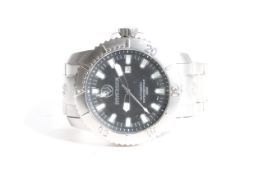 *TO BE SOLD WITHOUT RESERVE* IMMERSION AUTOMATIC SPORTS DIVERS WATCH, black dial, luminous arrow