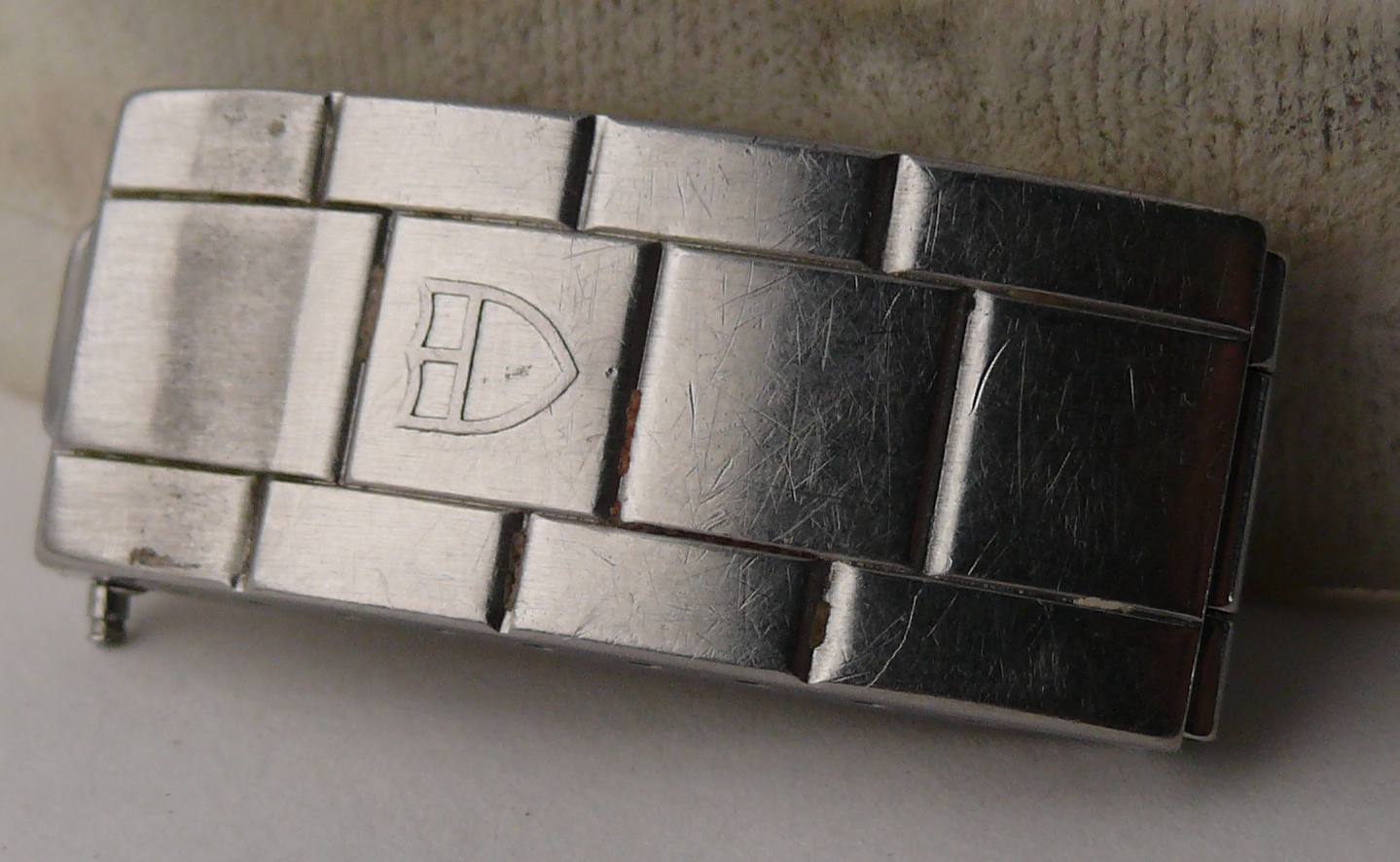 Vintage Rolex Tudor 20mm 9315 Flip Lock Bracelet Clasp Parts for ref’s, 94010 9411 etc. Clasp date - Image 4 of 8