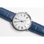 *TO BE SOLD WITHOUT RESERVE* VINTAGE TIMEX MANUAL WIND, circular white dial with roman numeral