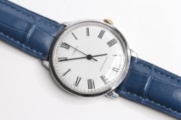 *TO BE SOLD WITHOUT RESERVE* VINTAGE TIMEX MANUAL WIND, circular white dial with roman numeral