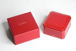 CARTIER INNER AND OUTER BOX, Cartier inner and outer jewellery box