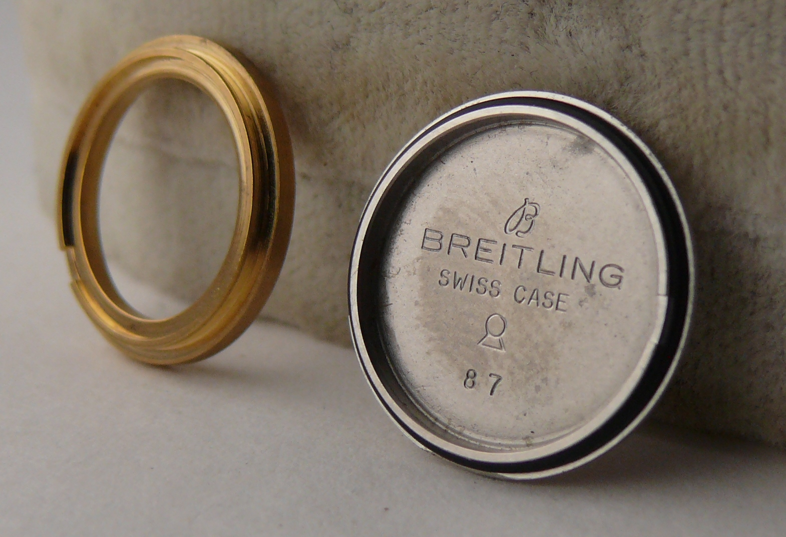 Vintage Breitling Chronomat Windrider UTC 81500 Steel & Gold bezel and back. Suitable for parts - Image 2 of 3
