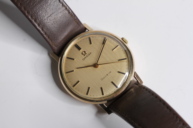 9CT VINTAGE OMEGA GENEVE WITH BOX CIRCA 1970 - Image 2 of 5