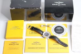 BREITLING MONTBRILLIANT OLYMPUS PERPETUAL CALENDAR CHRONOGRAPH WITH BOX AND PAPERS 2009 REFERENCE