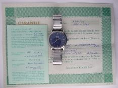 1970s Vintage Rolex Air King Wristwatch Ref 5500 w Original Guarantee Papers, 1970s vintage rolex