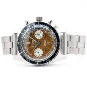 GENTLEMAN'S VINTAGE TICIN TROPICAL CHRONOGRAPH, LANDERON 248, CIRCA. 1960S, 37MM CASE, circular