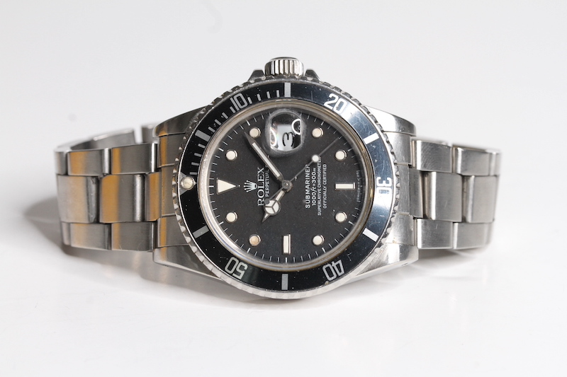 ROLEX SUBMARINER DATE REFERENCE 16800 CIRCA 1984