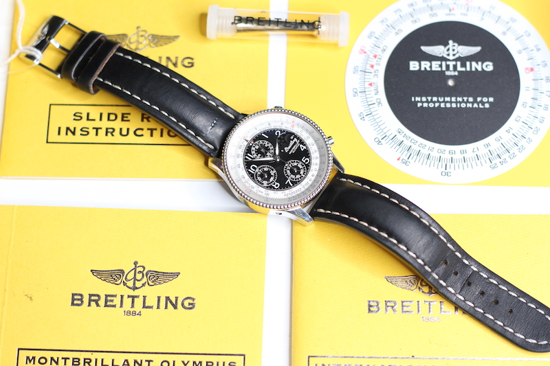 BREITLING MONTBRILLIANT OLYMPUS PERPETUAL CALENDAR CHRONOGRAPH WITH BOX AND PAPERS 2009 REFERENCE - Image 2 of 6