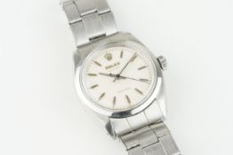 ROLEX OYSTER PRECISION WRISTWATCH REF. 6426 CIRCA 1959, circular white dial with hour markers and