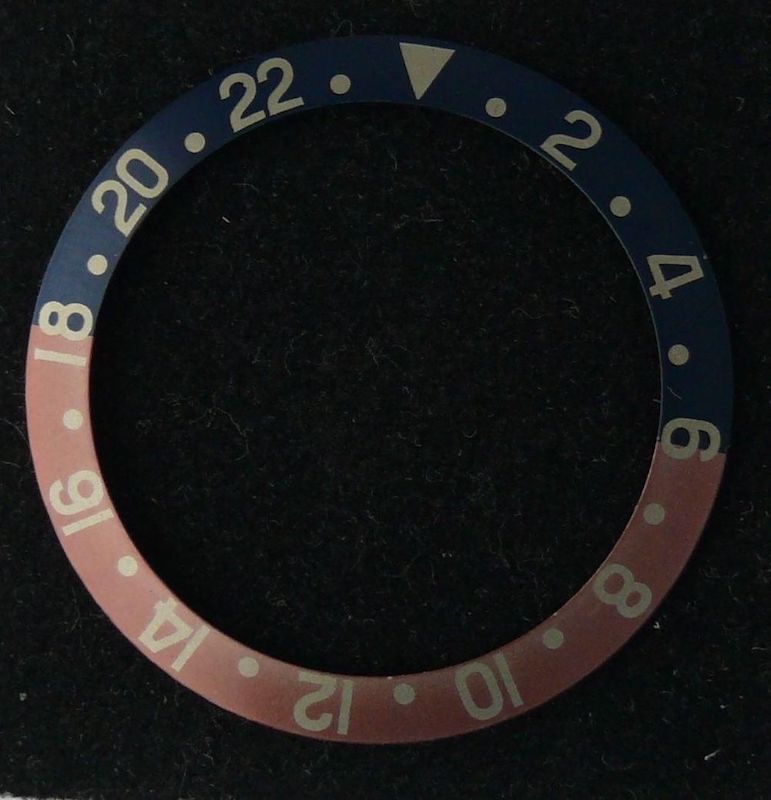 rolex faded fat font gmt 1675 insert - Image 9 of 10