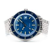 GENTLEMAN'S DOXA SUB 200 CARIBBEAN NAVY DIAL ON BRACELET + RUBBER, REF. 799.10.201.10, FEBRUARY 2020