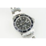 ROLEX OYSTER PERPETUAL SUBMARINER DATE 'TRIPLE ZERO' WRISTWATCH REF. 168000 CIRCA 1987, circular