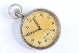 *TO BE SOLD WITHOUT RESERVE* VINTAGE REVUE THOMMEN G.S.T.P MILITARY POCKET WATCH, circular patina