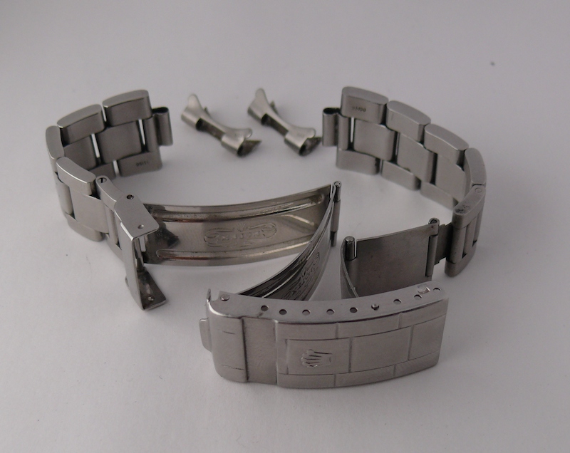 Vintage Rolex Submariner 20 mm Flip Lock Oyster Bracelet 93150 with 593 end pieces. Bracelet is - Image 7 of 8