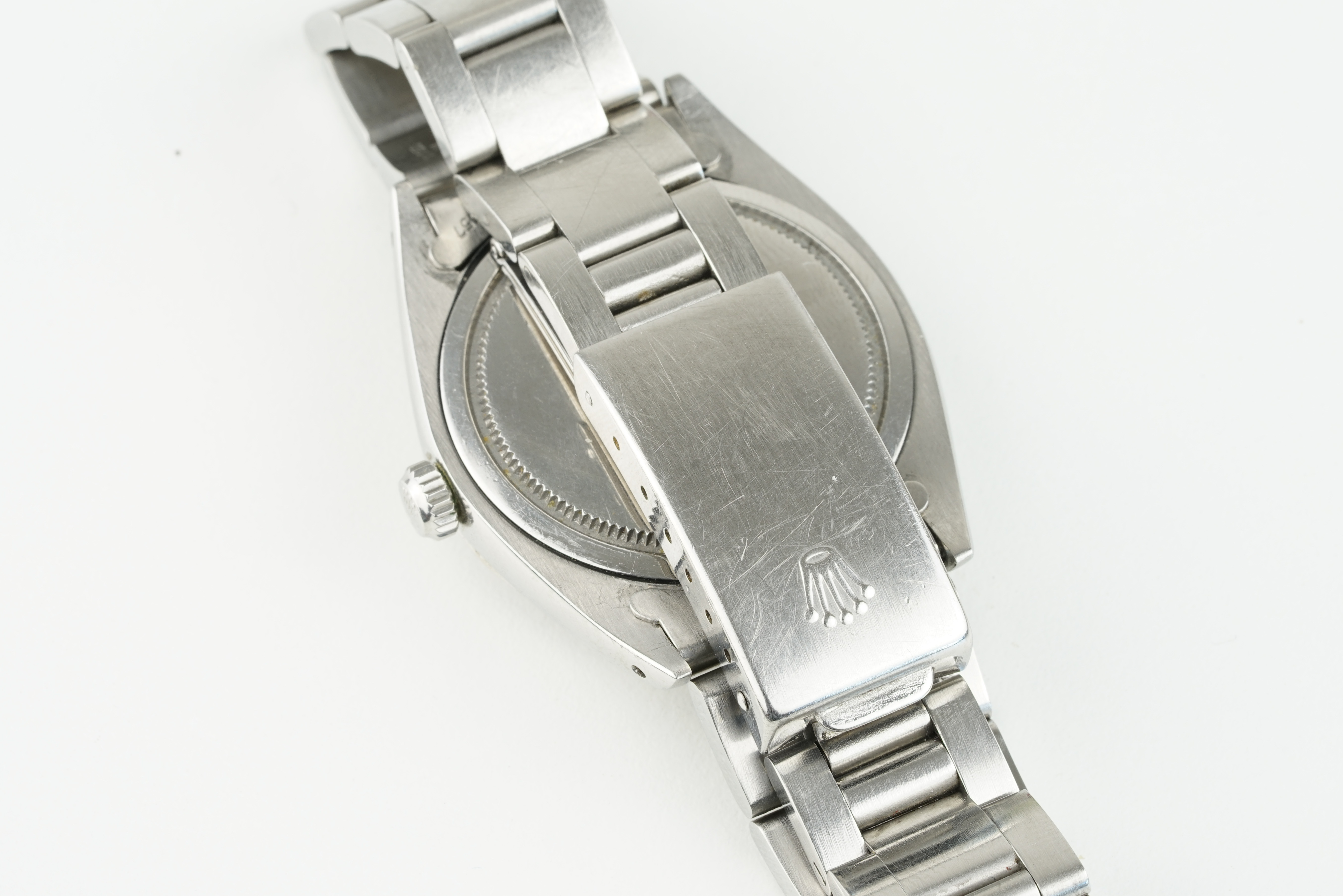 ROLEX OYSTERDATE PRECISION WRISTWATCH REF. 6694 CIRCA 1966/67, circular silver dial with hour - Image 2 of 2