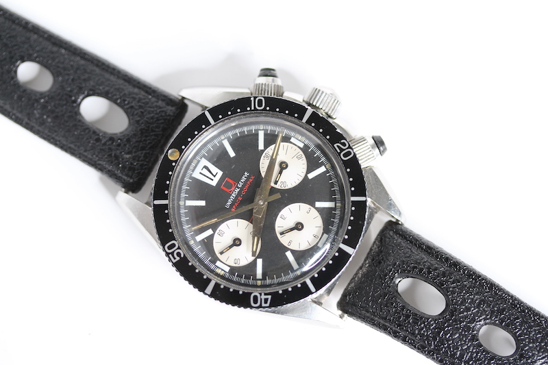 VINTAGE UNIVERSAL GENEVE SPACE COMPAX CHRONOGRAPH,