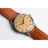 VINTAGE OMEGA SEAMASTER REFERENCE 14389-9 CSP, patina dial, baton and Arabic numerals, 35mm