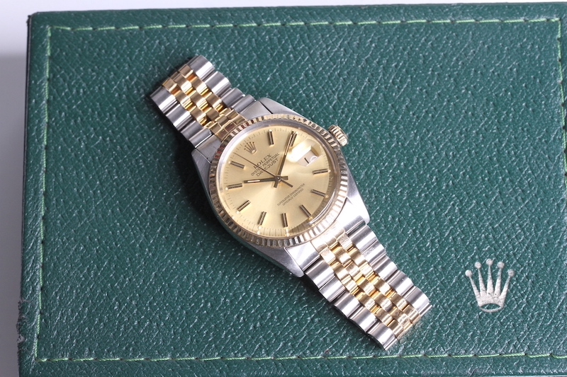 ROLEX DATEJUST STEEL AND GOLD REFERENCE 16000 BOX CIRCA 1983 - Image 2 of 6