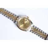ROLEX DATEJUST STEEL AND GOLD REFERENCE 1601