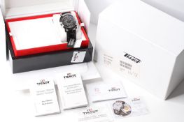 NOS TISSOT WORLD TIME CHRONOMETER SPECIAL EDITION FULL SET, black / grey dial with inner rotating