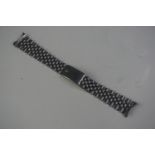 ROLEX JUBILEE STAINLESS STEEL BRACELET, 62510H stamped clasp, E stamp, 555 End pieces, 16cm, for