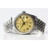 ROLEX DATEJUST 'BUCKLEY' DIAL REFERENCE 16030 CIRCA 1981
