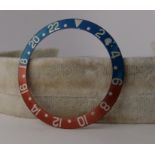 1960s Vintage Rolex GMT Master 6542 1675 Faded Fat Font Pepsi Insert