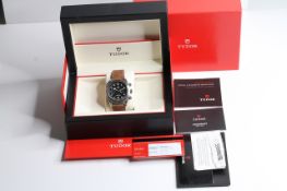 TUDOR BLACK BAY CHRONO REFERENCE 79350 WITH BOX AND PAPERS 2017
