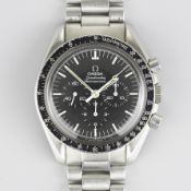 OMEGA SPEEDMASTER PROFESSIONAL CHRONOGRAPH WRISTWATCH REF. 145.022, circular black triple register