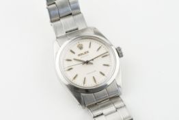 ROLEX OYSTER PRECISION WRISTWATCH REF. 6426 CIRCA 1959, circular white dial with hour markers and