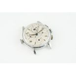 UNIVERSAL GENEVE AERO-COMPAX CHRONGORAPH WRISTWATCH, circular off white dial with four registers,