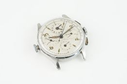 UNIVERSAL GENEVE AERO-COMPAX CHRONGORAPH WRISTWATCH, circular off white dial with four registers,