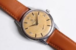 VINTAGE OMEGA SEAMASTER REFERENCE 14389-9 CSP, patina dial, baton and Arabic numerals, 35mm