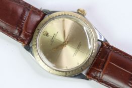 VINTAGE ROLEX OYSTER PERPETUAL 'ZEPHYR' DIAL REFERENCE 1038 CIRCA 1972, champagne quartered 'Zephyr'