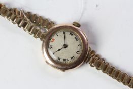 *TO BE SOLD WITHOUT RESERVE* 9CT VINTAGE LADIES ROLEX FOB WATCH