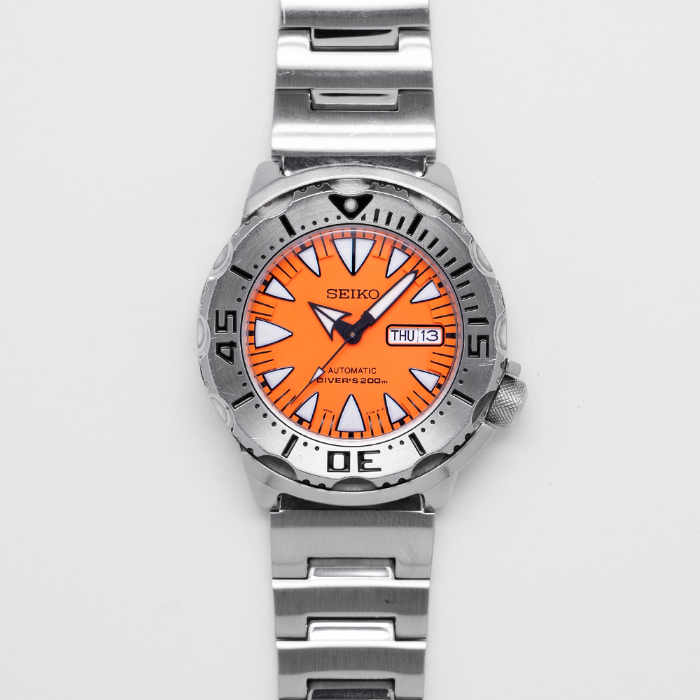 GENTLEMAN'S SEIKO ORANGE MONSTER 2ND GEN, REF. SRP309, CIRCA. SEPTEMBER 2014, BOX & UNSIGNED PAPERS, - Image 3 of 7