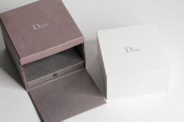 *TO BE SOLD WITHOUT RESERVE* DIOR INNER AND OUTER WATCH BOX, comes with instruction manuals