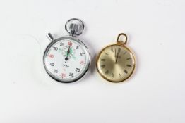 GROUP OF A ORIOSA INTERNATIONAL POCKET WATCH AND VINTAGE TIM STOPWATCH