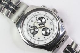 .*TO BE SOLD WITHOUT RESERVE* SWATCH IRONY QUARTZ CHRONOGRAPH